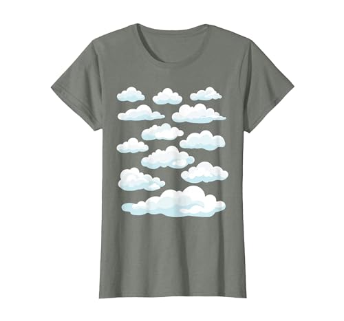White Clouds Graphs White Clouds T-Shirt - size chart