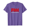 Fake News Network #fakenews Funny Trump Halloween Costume T-Shirt - size chart