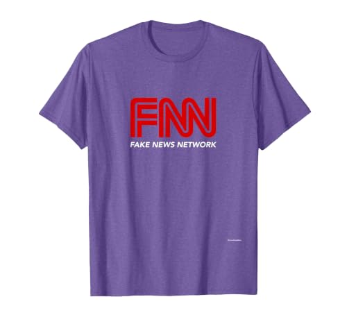 Fake News Network #fakenews Funny Trump Halloween Costume T-Shirt - size chart