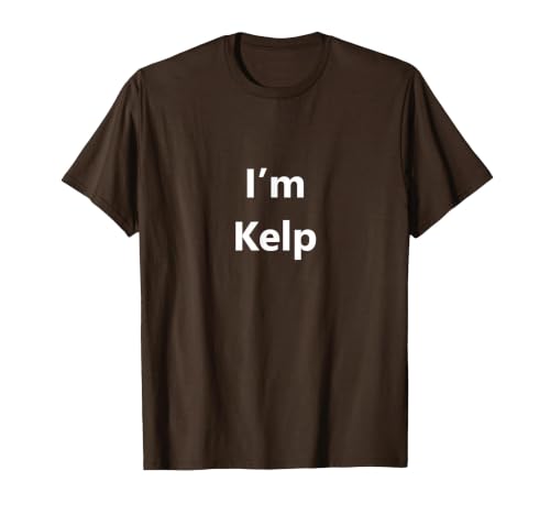 EPQCJ3o Designz Funny Kelp Halloween Costume Seaweed Pretend Minute Idea T-Shirt - size chart