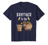 Cute Animal Buffalo Baby Shower For Brother To Be Brother to Be Buffalo Baby Shower Bison for Boy Or Girl T-Shirt - size