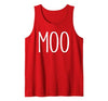 Moo Im A Cow Costume Shirts Moo Shirt Funny Adult Men Women Cow Goes Moo Costume Tank Top - size chart
