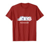 Bad Mood Sleeping Cow Tee Moooody Cow Beef Milk Farm Animals T-Shirt - size chart