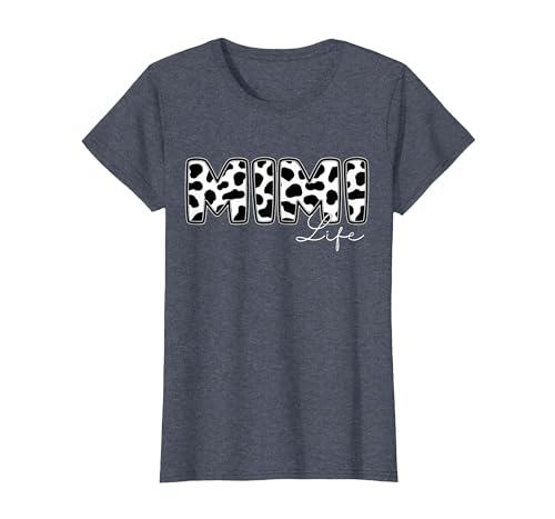 Cow Print Matching Family Apparel Mimi Life Cow Print Family Matching T-Shirt - size chart