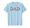 Cow Pattern Print Family Matching Birthday Apparel Cow Dad Birthday Family Matching Girl Boy Farm Birthday T-Shirt - size