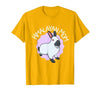 Himalayan Rabbit Mom T-Shirt — design detail