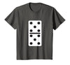 Fun and Easy Halloween Costume T-Shirts - Dominoes Double Five Dominoes Halloween Costume 5 Domino Game T-Shirt - size chart