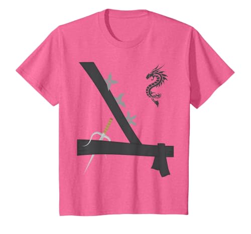 Easy Halloween Ninja Costume For Kids Boys Ninja Costume Easy Last Minute Halloween T-Shirt - size chart