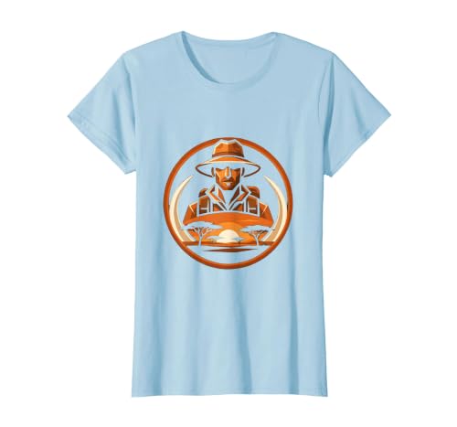Mademark Safari Explorer Elephant Tusk Graphic Tee T-Shirt - Women - size chart