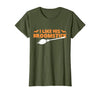 Funny Groovy Halloween Outfit I Like His Broomstick Halloween Funny Matching Couples T-Shirt - size chart