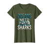 Mademark Oceans Need Their Sharks Marine Life Design T-Shirt - size chart