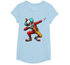 Creepy Halloween Dabbing Dab Dance Dabbing Creepy Clown Scary Halloween Dab Dance T-Shirt - size chart