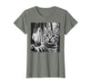 Halloween Cat Selfie with Spooky Ghost t -shir t Halloween Cat Selfie with Spooky Ghost T-Shirt - size chart