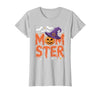 Mom-ster Halloween Funny Witch Hat Pumpkin Mom Momster Mom Mommy Matching Family Halloween Costume Women T-Shirt - size chart