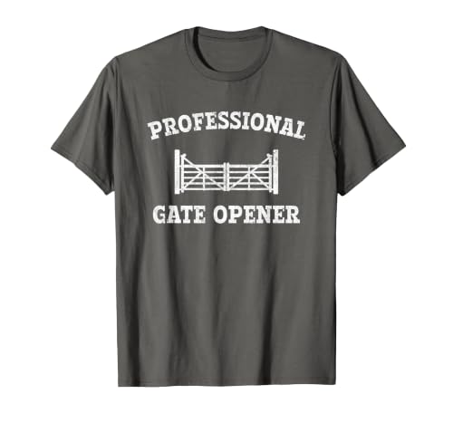 cow apparel Professional gate Opener, Cow Gate Opener T-Shirt - size chart