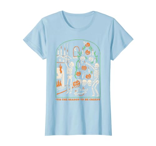 Halloween Creepy Season The Season to Be Creepy T-Shirt - size chart