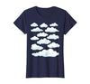 White Clouds Graphs White Clouds T-Shirt - size chart