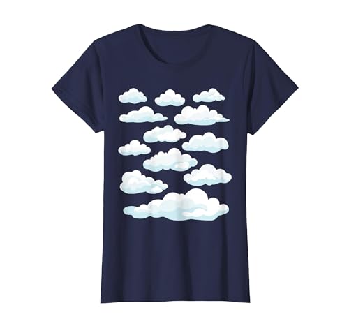 White Clouds Graphs White Clouds T-Shirt - size chart