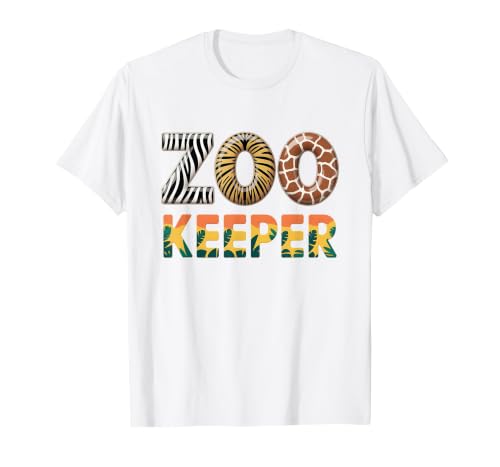 Zoo Keeper Costume Adult Party Safari Zookeeper Zoo Keeper Costume Adult Halloween Party Safari Zookeeper T-Shirt - size