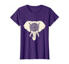 Mademark Elephant Head Ornate Mandala Illustration T-Shirt - Women - size chart