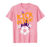 Halloween Shirts For Women Men Kids Boys Girls Halloween Soccer Kick Or Treat Football Costume Boys Kid Men T-Shirt - size