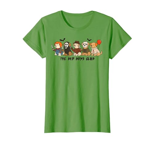 Funny Horror Movie Dogs Shirt For Dog Lovers Funny Dogs in Costumes, Horror Movie Dogs, Halloween Dog T-Shirt - size chart