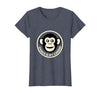 Mademark Chaos Is My Cardio Funny Monkey Design T-Shirt - Women - size chart