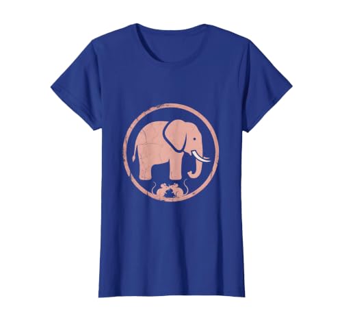 Mademark Be Kind Elephant and Mouse Gentle Touch Design T-Shirt - Women - size chart