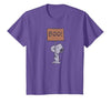 Peanuts Halloween Snoopy Boo Sign T-Shirt - size chart