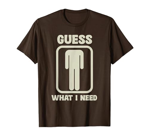 Humor Head Halloween Party Fun Guess What I Need Head Graphic T-Shirt - size chart