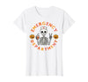 Halloween Nurse Shirts For Women Scrub Costumes Emergency Department Funny Halloween ER Nurse Women Men T-Shirt - size chart