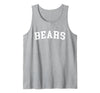 Bears - Designs Bears Tank Top - size chart