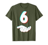 Cool Six Seven Meme Design Couple Matching Him Her Funny 67 Six Seven Meme Couple Matching Halloween Costume T-Shirt - size