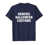 Generic Halloween Costume T-Shirt - size chart