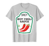 Lustige Essen & Sauce Fasching Kostüm Co. Chilli Sauce Costume Funny Fancy Dress Costumes for Men and Women T-Shirt - size