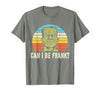 Can I Bee Frank Halloween Halloween Tee Can I be Frank? Funny Horror Frankenstein Tee T-Shirt - size chart
