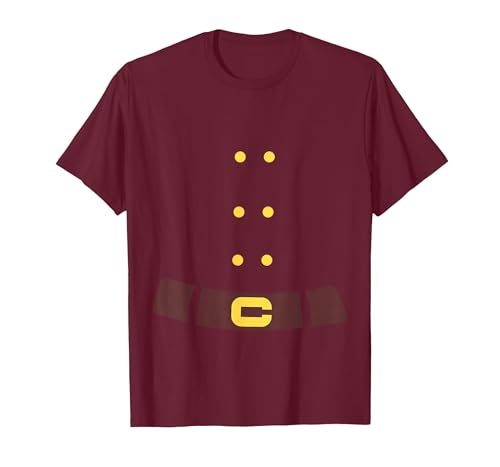 Dwarf Elf Halloween Costume Dwarf Costume Last Minute Halloween Costume T-Shirt - size chart