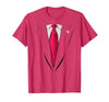 USA Trump Suit T-shirt Easy Halloween Costume USA President Trump Suit Easy Halloween Costume T-Shirt - size chart