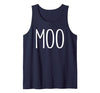 Moo Im A Cow Costume Shirts Moo Shirt Funny Adult Men Women Cow Goes Moo Costume Tank Top - size chart