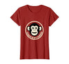 Mademark Chaos Is My Cardio Funny Monkey Design T-Shirt - Women - size chart
