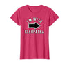 Lazy Last Minute Cleopatra Halloween Costumes Couples Halloween Costume Shirts I'm with Cleopatra T-Shirt - size chart