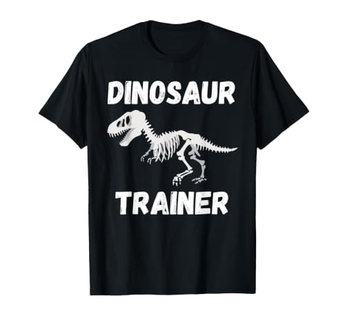 Dinosaur Trainer Costume Halloween Dino Skeleton T-Shirt - size chart