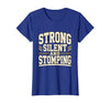 Mademark Strong Silent and Stomping Elephant Design T-Shirt - Women - size chart
