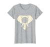Mademark Elephant Head Ornate Mandala Illustration T-Shirt - Women - size chart