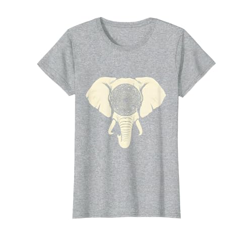 Mademark Elephant Head Ornate Mandala Illustration T-Shirt - Women - size chart