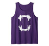 Pop Cult Tees Halloween Horror Wolf Dog Vampire Monster Teeth Costume Tank Top - size chart
