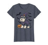 Witch Schnauzer Dog Halloween Outfits Schnauzer Dog Scary Pumpkin Bat Witch Schnauzer Halloween T-Shirt - size chart
