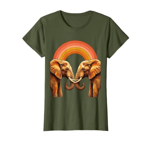 Mademark Be Kind Elephant Gentle Touch Illustration T-Shirt - Women - size chart