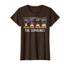 RBG Supremes Court cute gift THE SUPREMES Halloween Cute Woman Supreme Court Justices RBG T-Shirt - size chart
