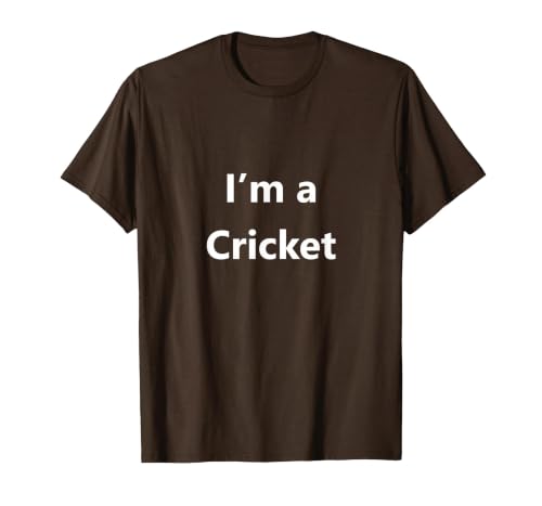 MNBHYB Idea Funny Halloween Cricket Bug Insect Easy Costume Last Minute T-Shirt - size chart